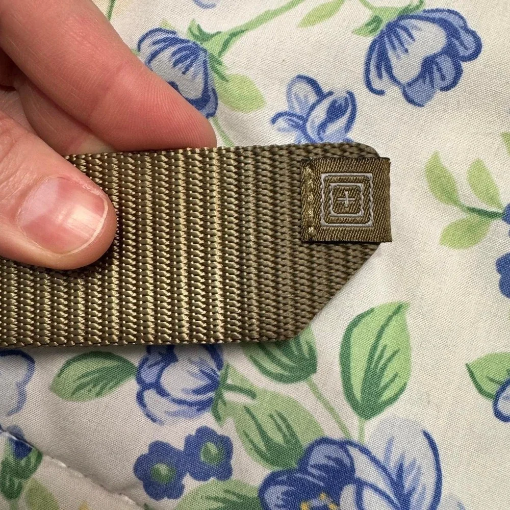 5.11 Tactical Traverse Double Buckle Belt 59510 Olive M 32-34 Utility Outdoors